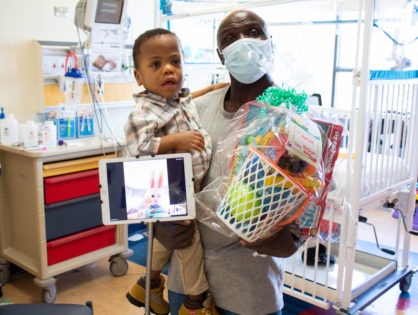 Virtual Bunny Made this Easter Egg-citing for Patients