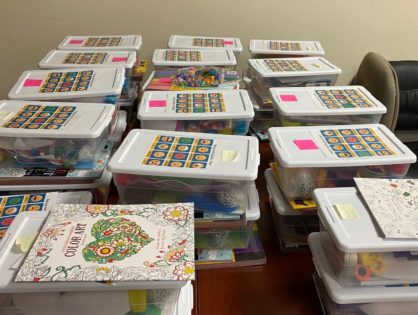 Chicago Child Trauma Center Build Therapy Kits for Telehealth Patients