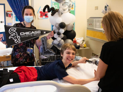 White Sox Pitcher, Liam Hendriks, Brought the Ball Park to the Gem on the Lake!