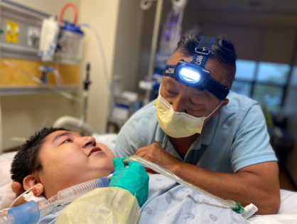 Super Hero Dad Saving the Day for His Son